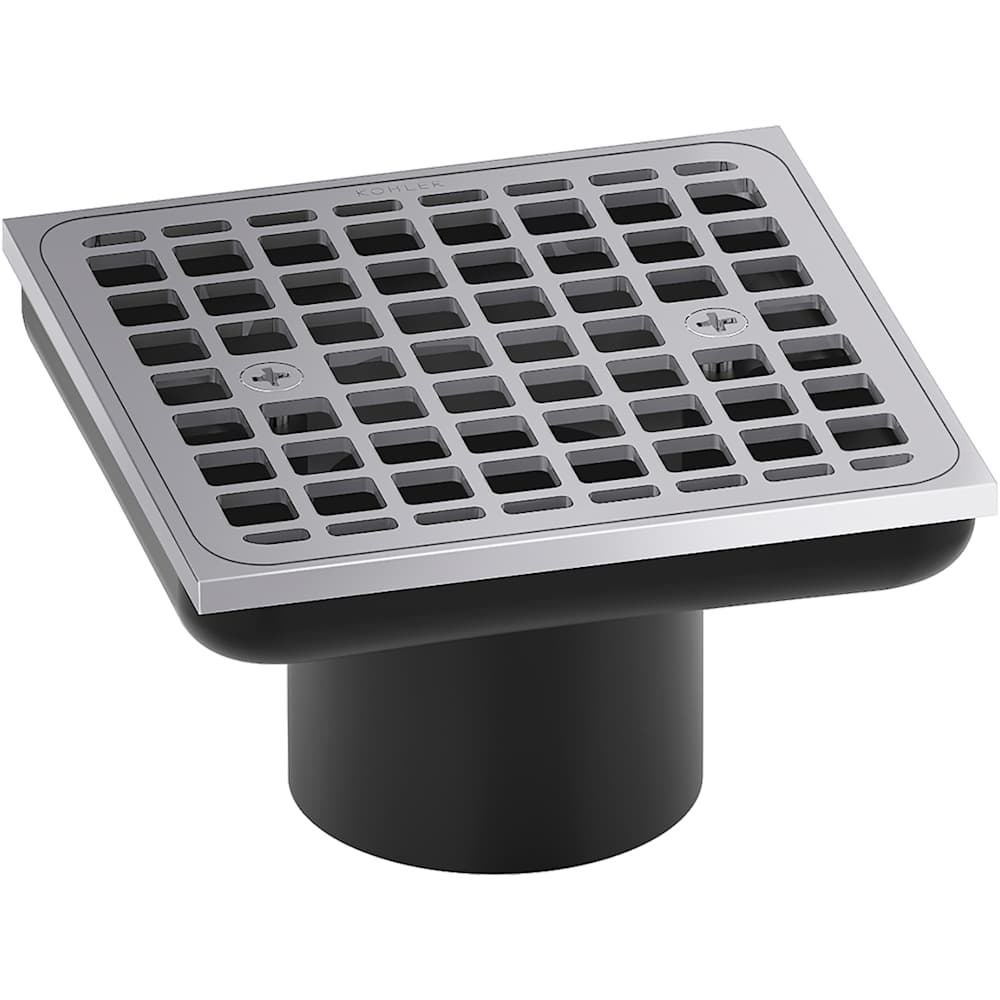 Clearflo Square Brass Tile-in Shower Drain (Drain Body Not Included)
