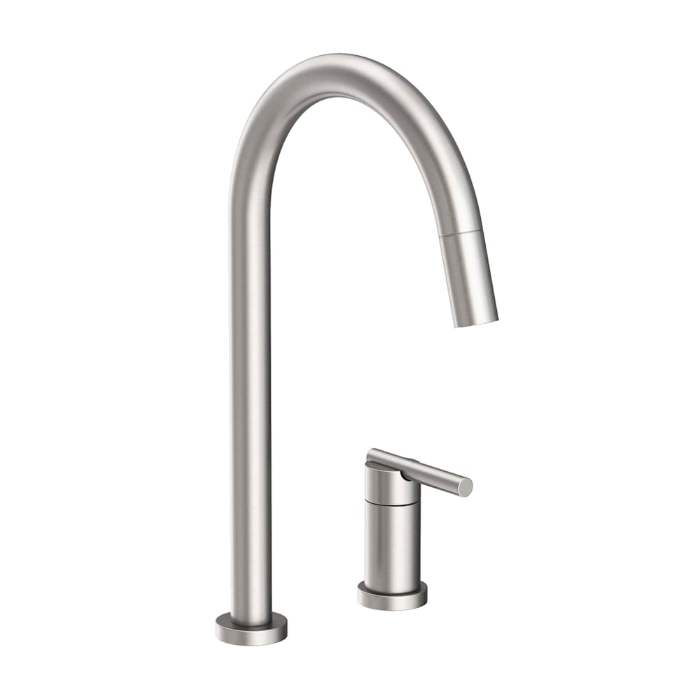 East Linear 1.8 GPM Widespread Pull Down Kitchen Faucet