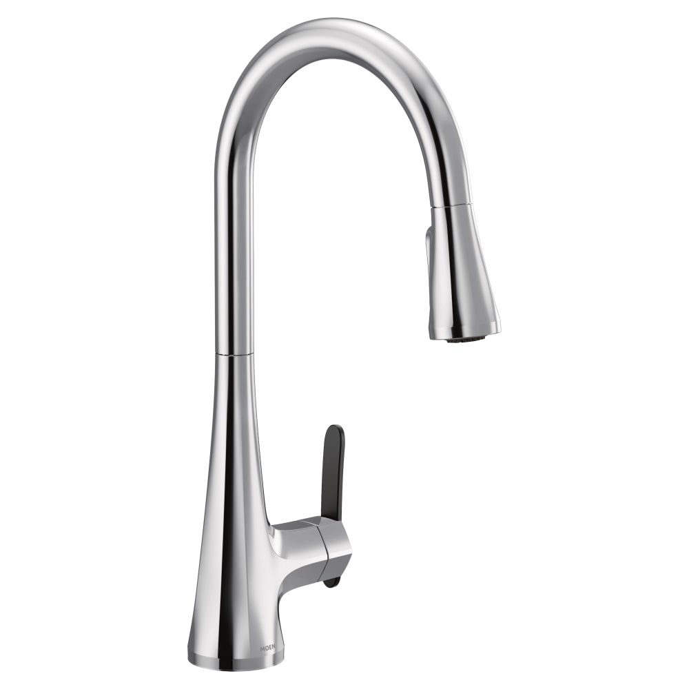 Moen Rizon Single-Handle Low Arc Bathroom Faucet Chrome