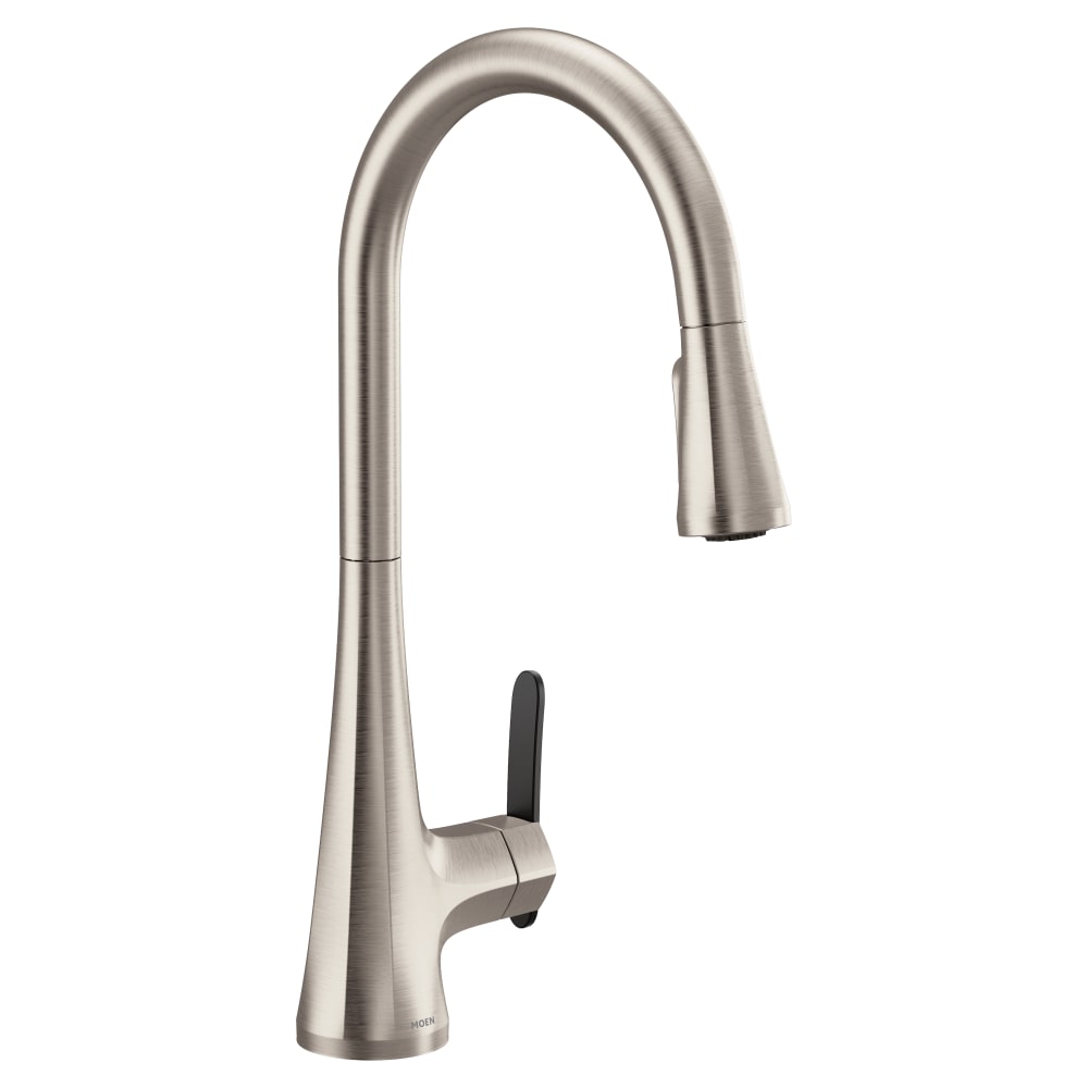 Moen Voss Single Handle Single Hole Bathroom Faucet - Valve Included Chrome