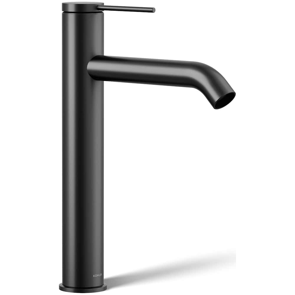 Components 1.2 GPM Vessel Single Hole Bathroom Faucet with Pop-Up Drain Assembly