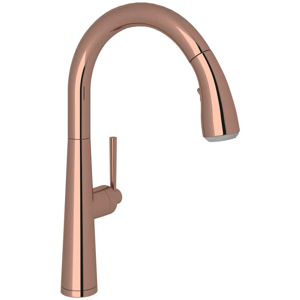 Lux 1.8 GPM Single Hole Pull Down Kitchen Faucet