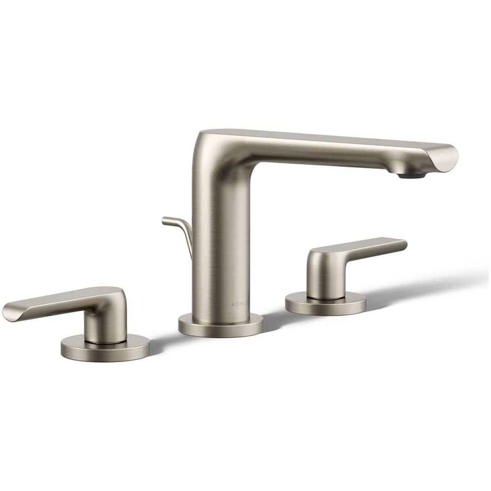Avid 1.2 GPM Widespread Bathroom Faucet with Pop-Up Drain Assembly