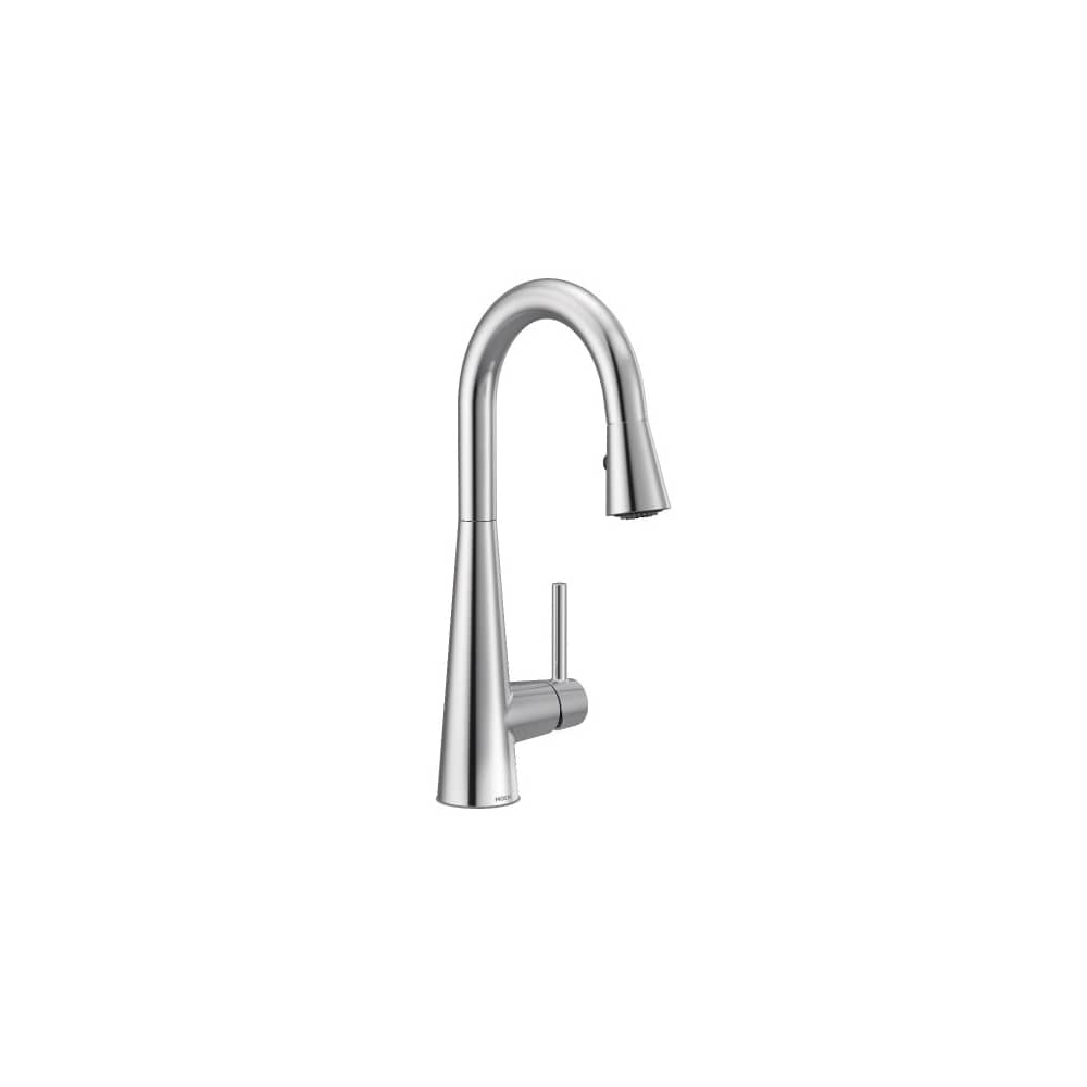 Moen Sleek 1.5 GPM Single Hole Pull Down Bar Faucet Chrome