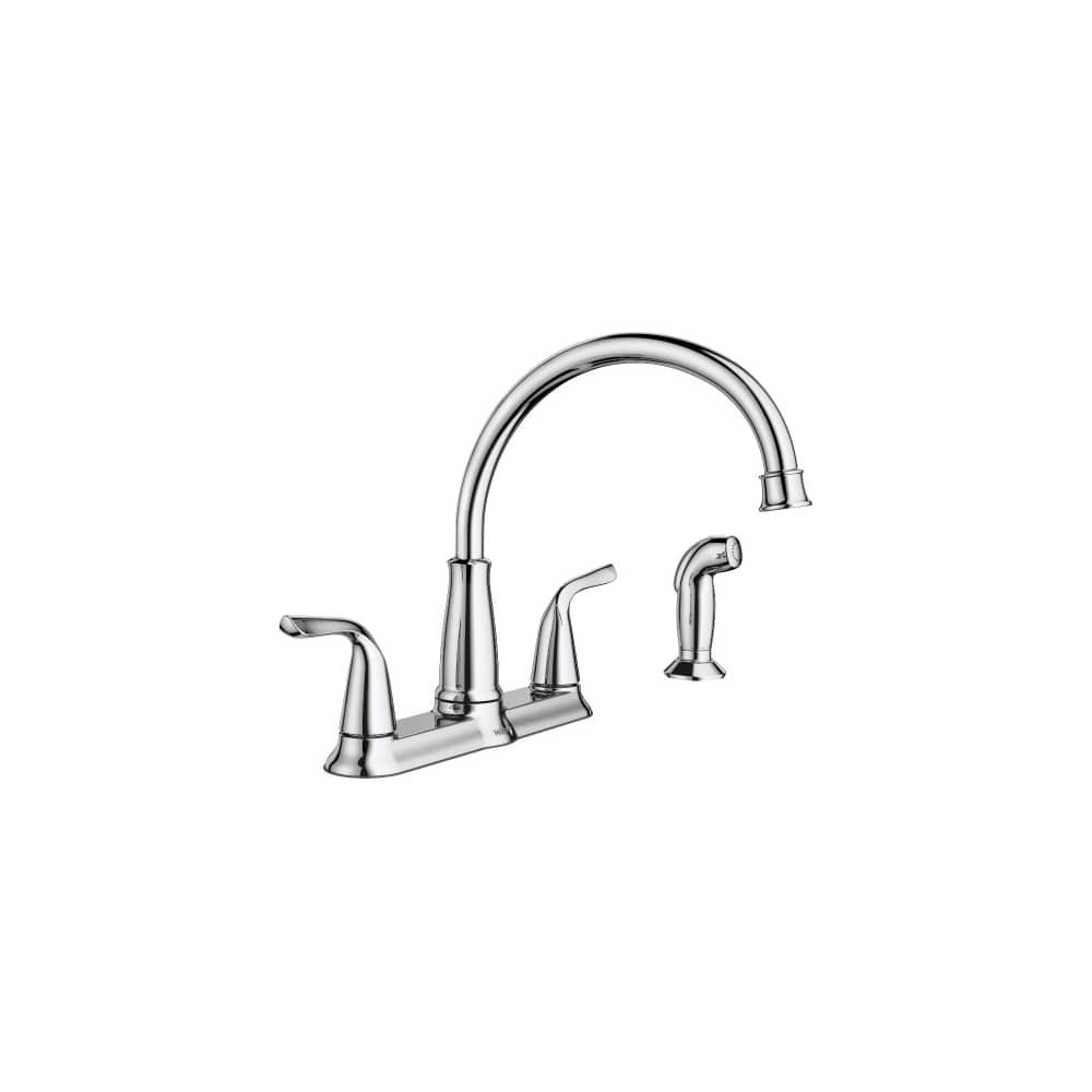 Moen Brecklyn Two-Handle High Arc Kitchen Faucet Chrome