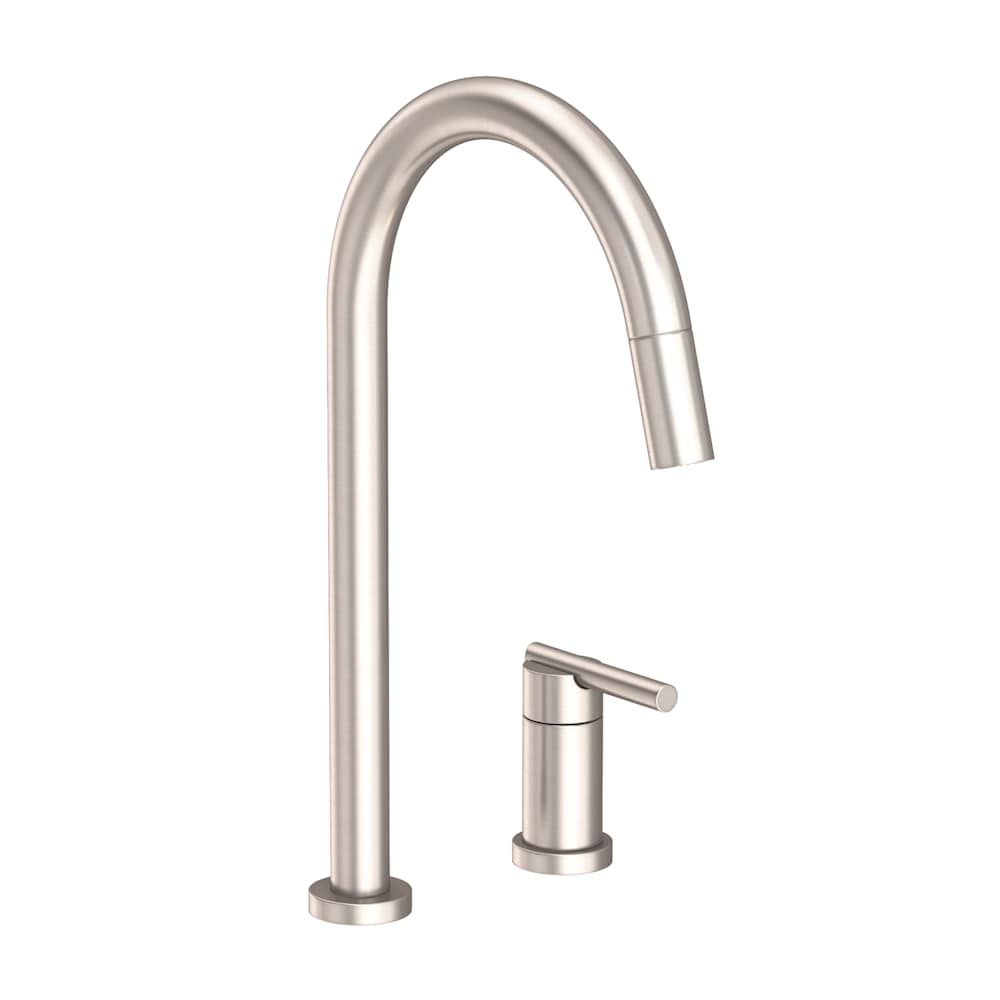 East Linear 1.8 GPM Widespread Pull Down Kitchen Faucet