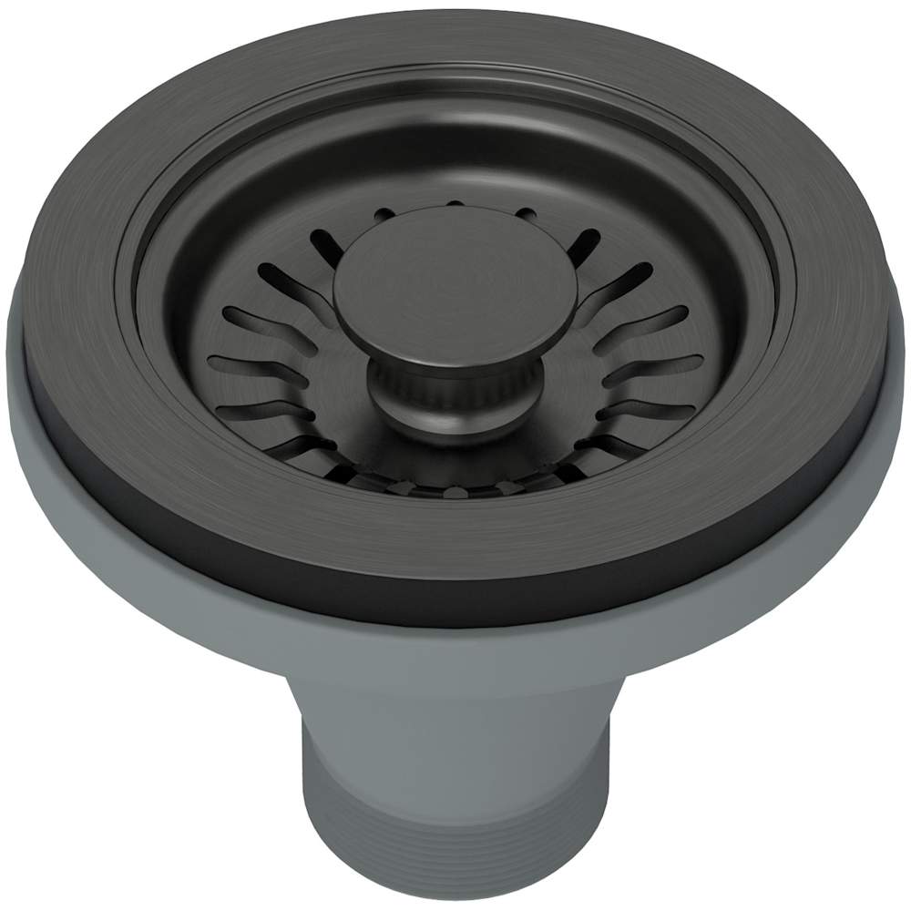 3-1/2" Basket Strainer - Less Remote Pop-Up