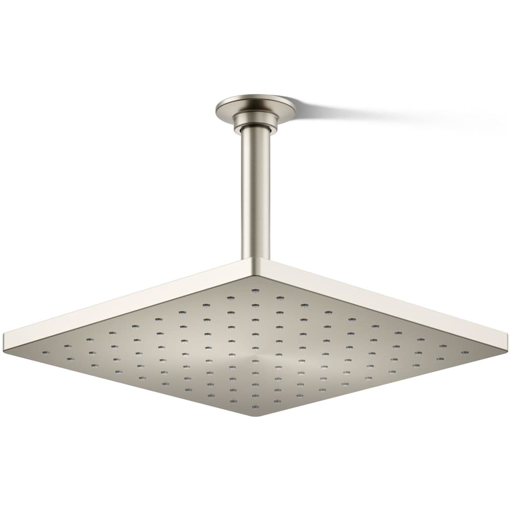 Honesty Square 10" Single Function 2.5 GPM Rainhead with MasterClean Sprayface