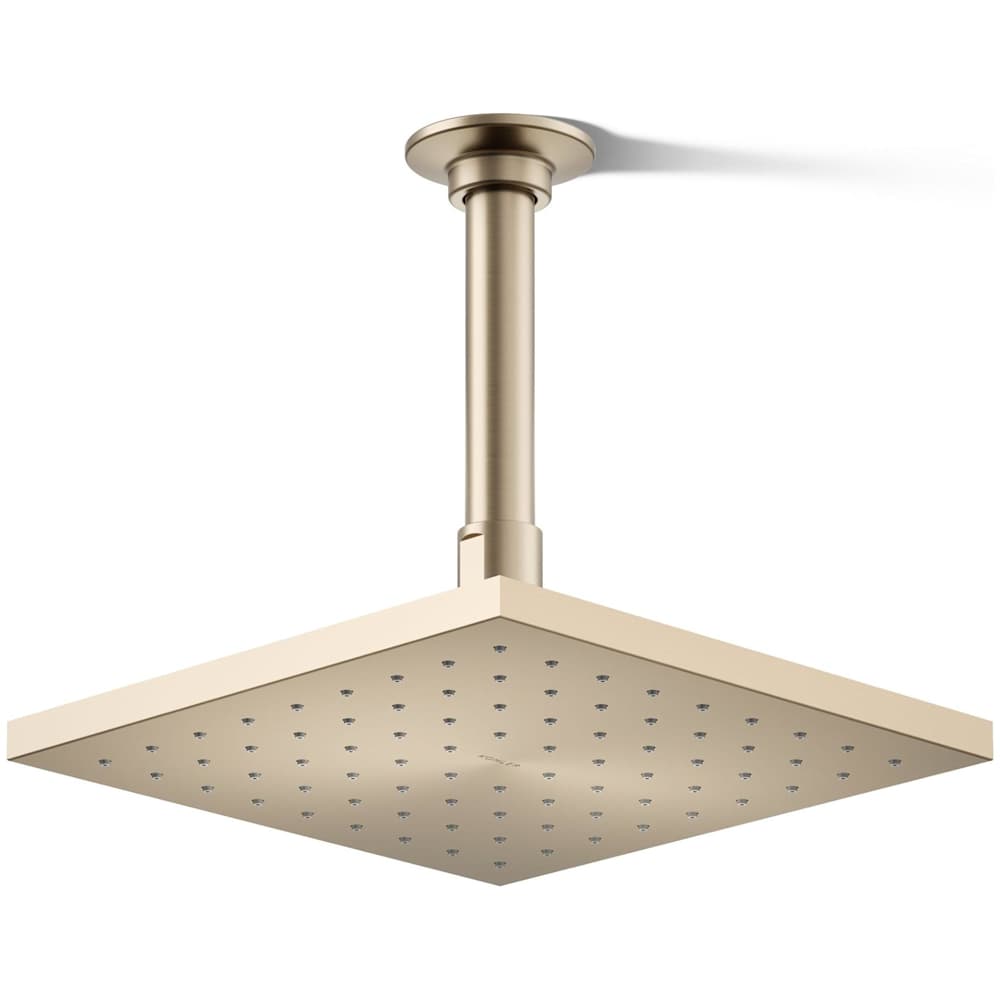 Contemporary Square 8" Single Function 1.75 GPM Rainhead with MasterClean Sprayface and Katalyst Air-Induction Technology