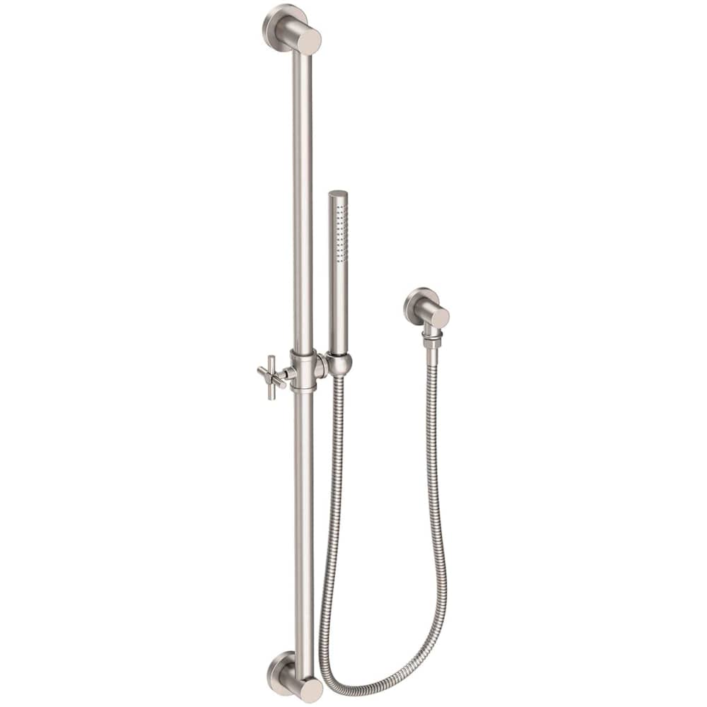 1.8 GPM Single Function Hand Shower Package - Includes Slide Bar, Hose, and Water Supply