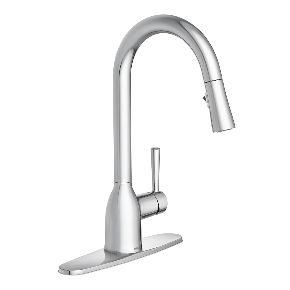 Moen Adler 1.5 GPM Single Hole Pull Down Kitchen Faucet Chrome