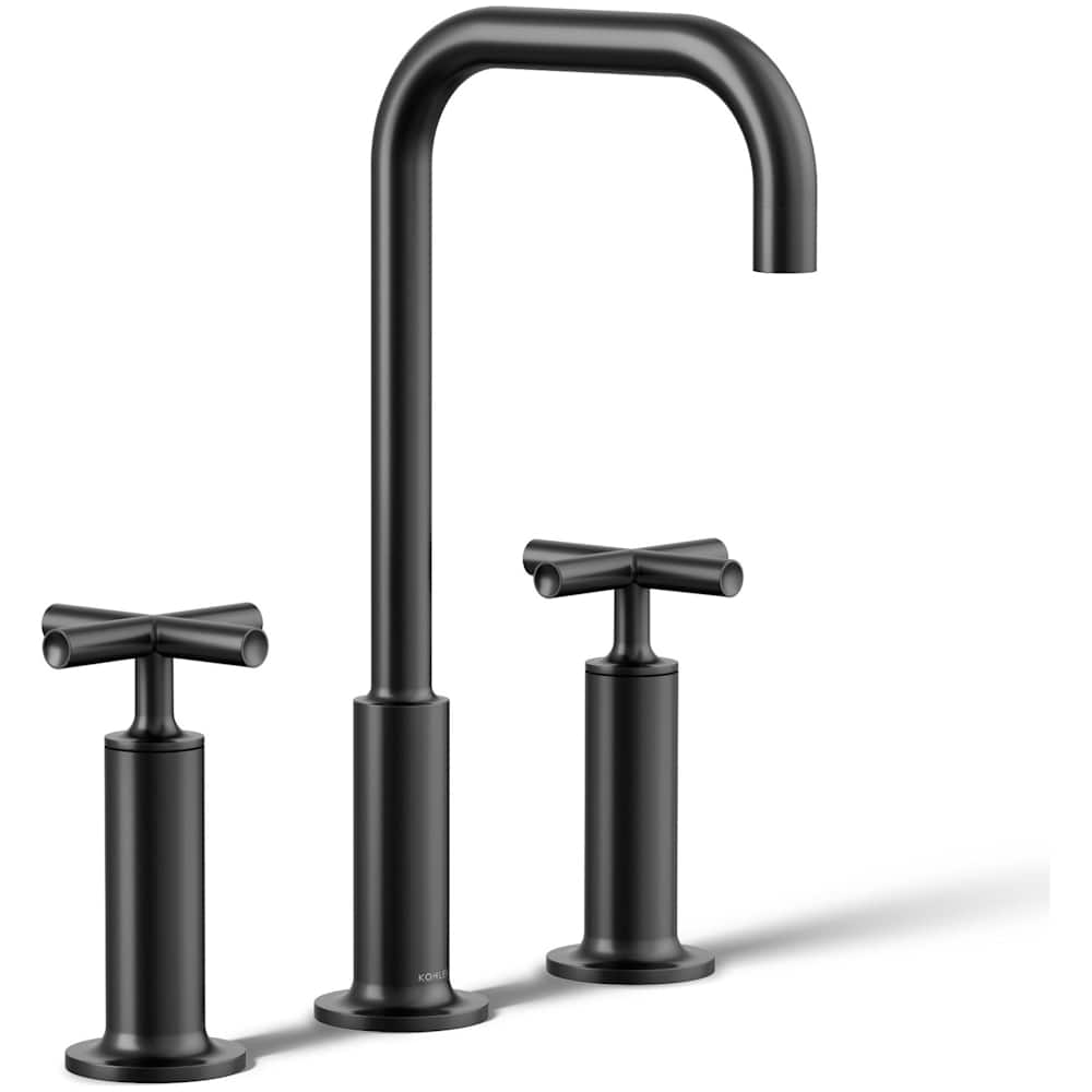 Purist 1.2 GPM Widespread Bathroom Faucet with Pop-Up Drain Assembly
