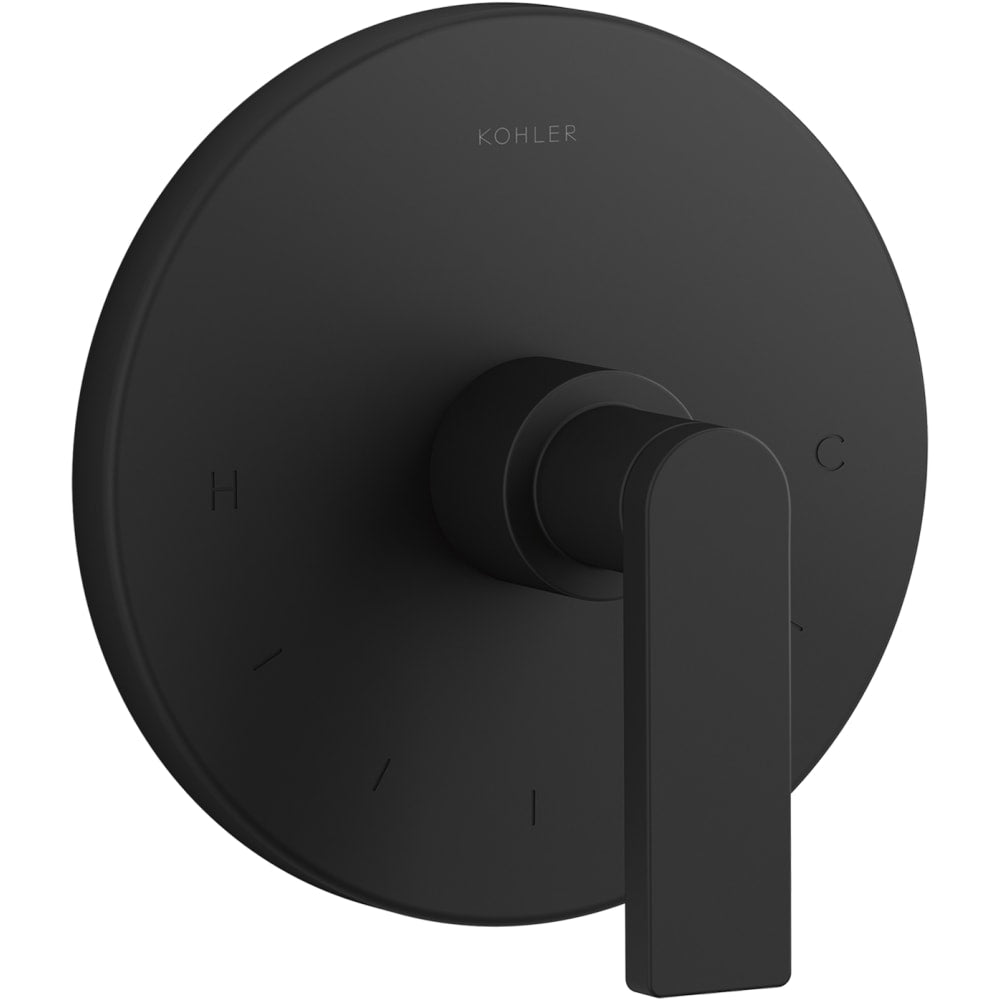 Composed Thermostatic Valve Trim Only with Single Lever Handle - Less Rough In