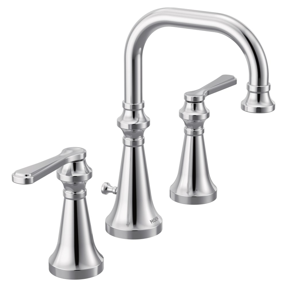 Moen Weymouth Single Handle Single Hole Bathroom Faucet (Valve Included) Nickel