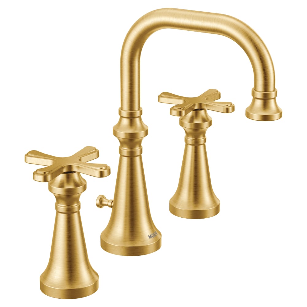 Moen Colinet 1.2 GPM Single Hole Bathroom Faucet with Pop-Up Drain Assembly Brushed Nickel
