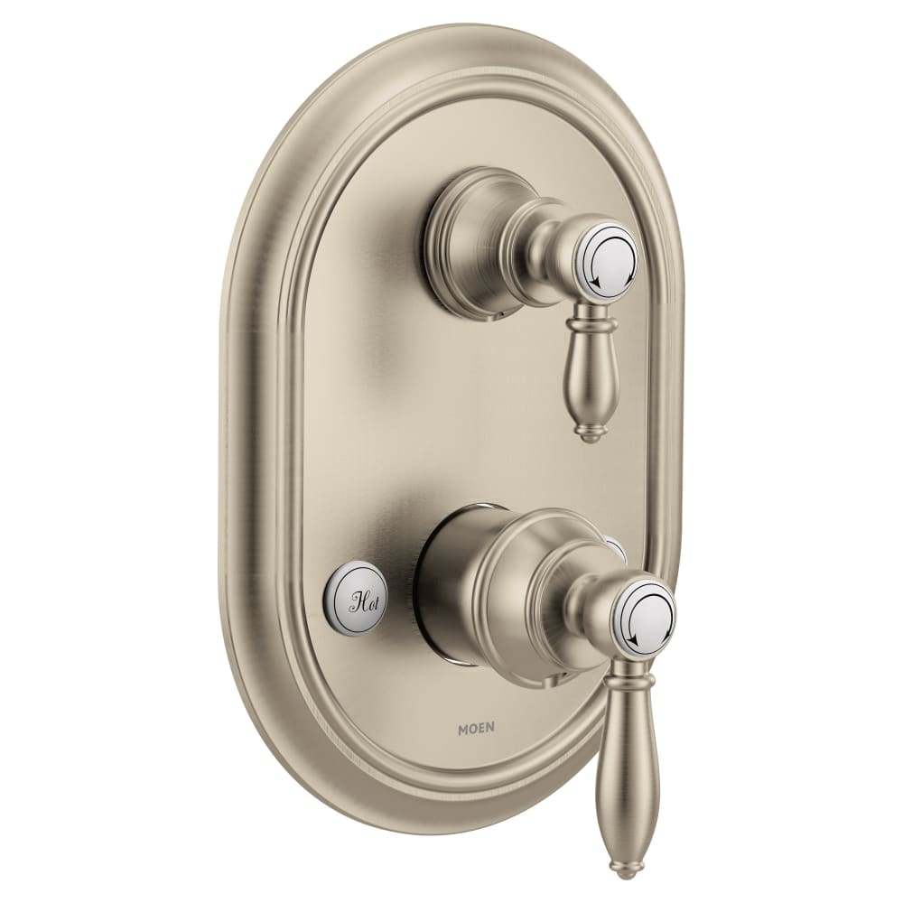 Moen Weymouth Single Handle ExactTemp Thermostatic Valve Trim Only (Less Valve) Chrome