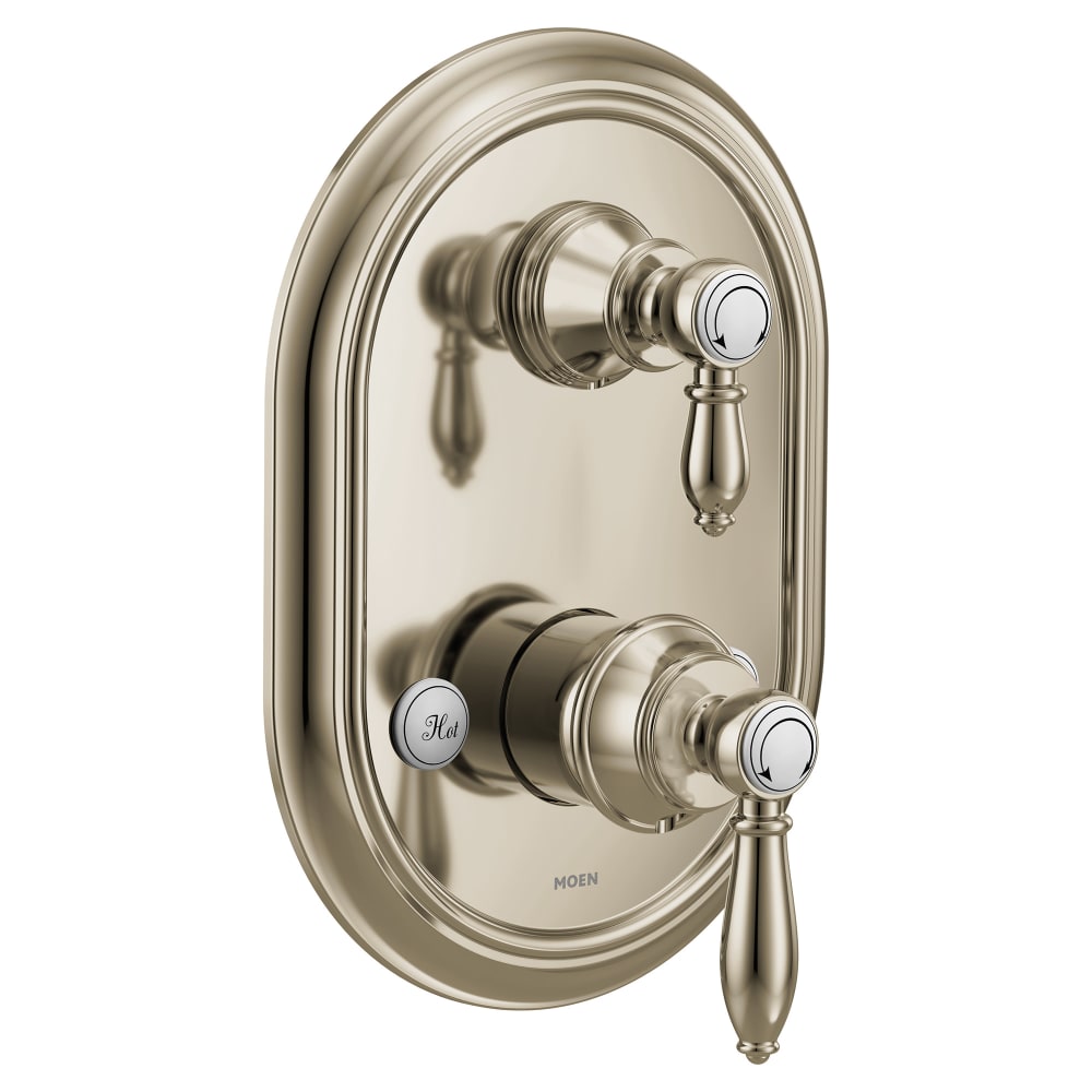 Moen Weymouth Single Handle ExactTemp Thermostatic Valve Trim Only (Less Valve) Brushed Gold