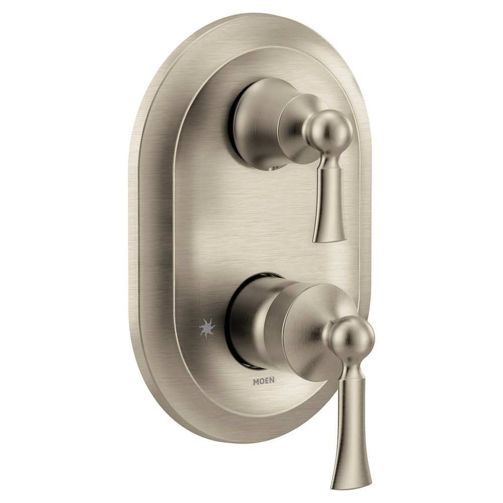 Moen Voss Double Handle Widespread Bathroom Faucet - Pop-Up Drain Included Oil Rubbed Bronze