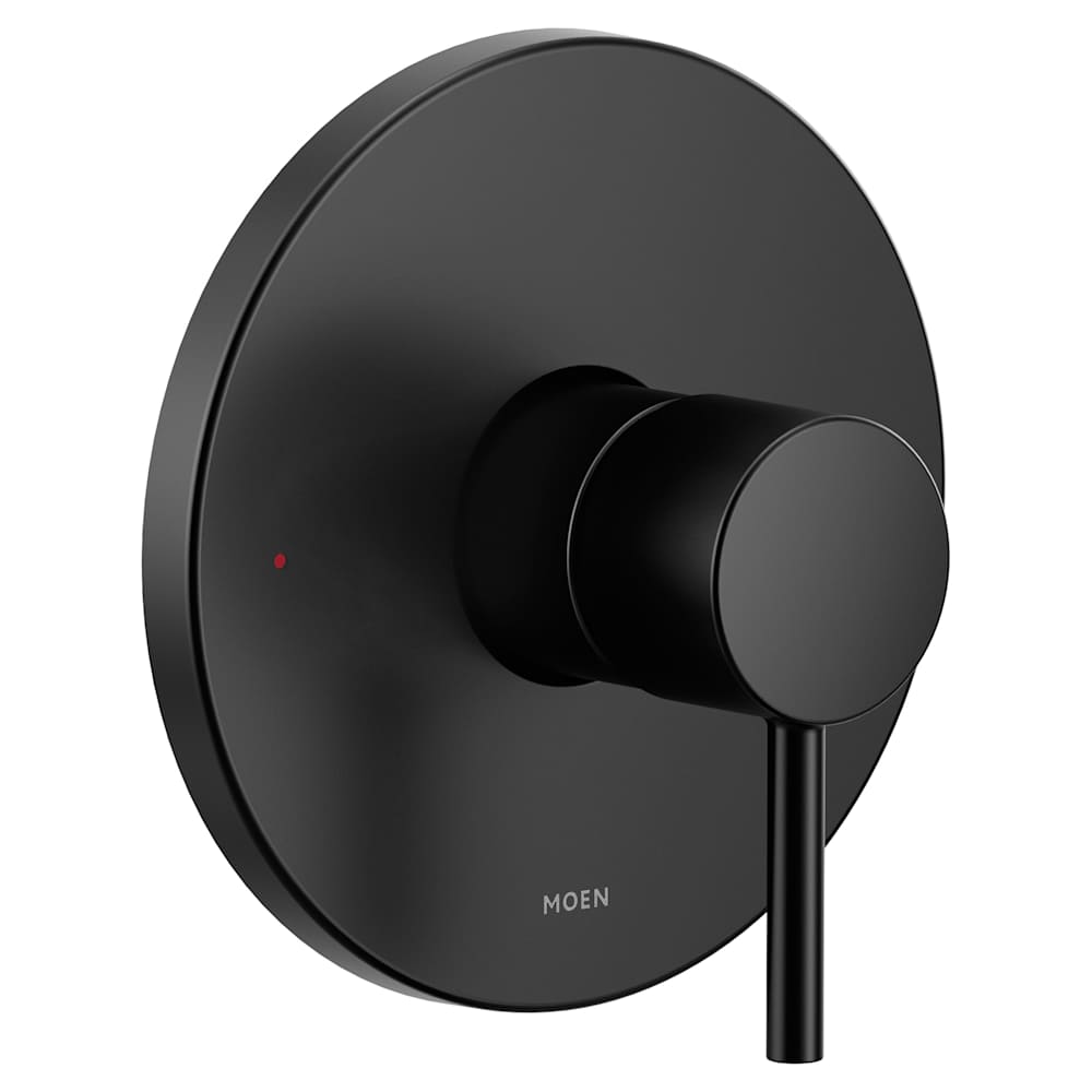 Moen Voss 3 Function Pressure Balanced Valve Trim Only with Double Lever Handles, Integrated Diverter - Less Rough In Matte Black