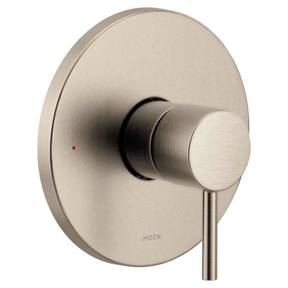 Moen Voss 3 Function Pressure Balanced Valve Trim Only with Double Lever Handles, Integrated Diverter - Less Rough In Brushed Nickel