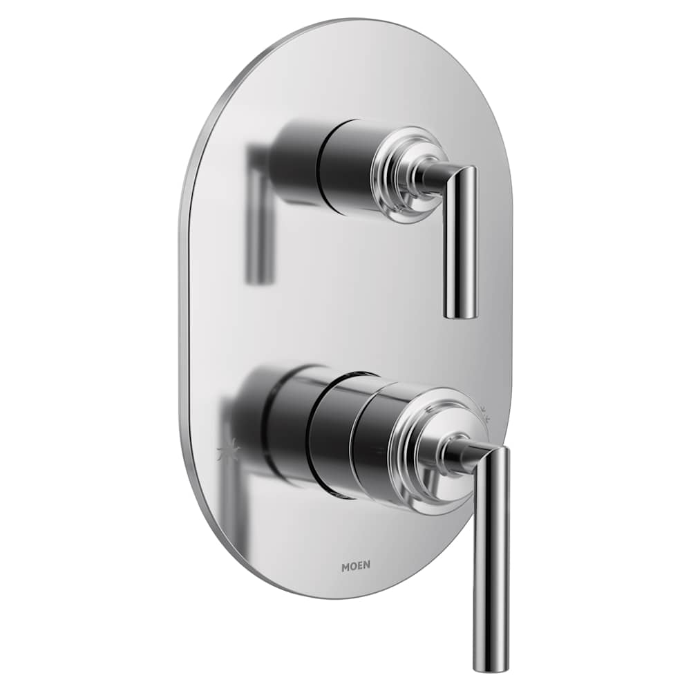 Moen Weymouth Deck Mounted Roman Tub Filler Trim (Less Valve) Brushed Nickel