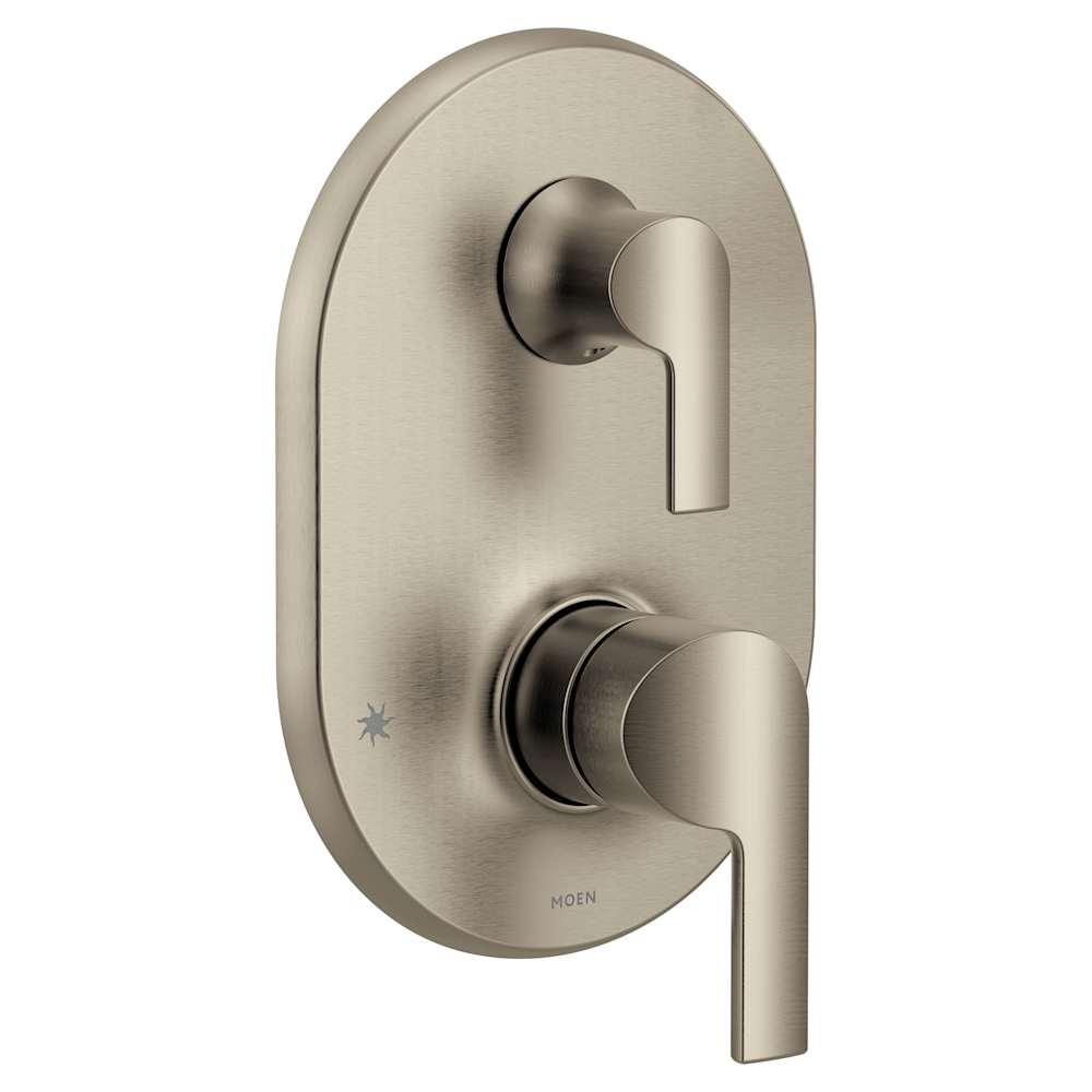 Moen Rizon Double Handle Low Arc Deck Mounted Roman Tub Filler (Less Valve) Chrome