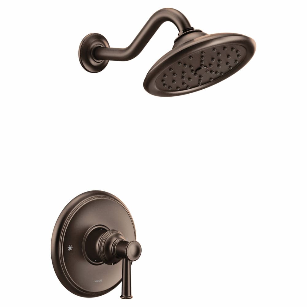 Moen Voss Posi-Temp Pressure Balanced Tub and Shower Trim with 1.75 GPM Shower Head and Tub Spout - Less Valve Oil Rubbed Bronze