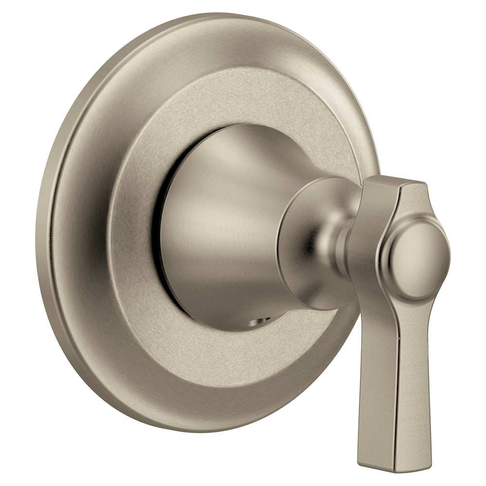 Moen Double Handle Tub and Shower Trim with Rainshower Shower Head and Diverter Tub Spout (Less Valves) Brushed Bronze