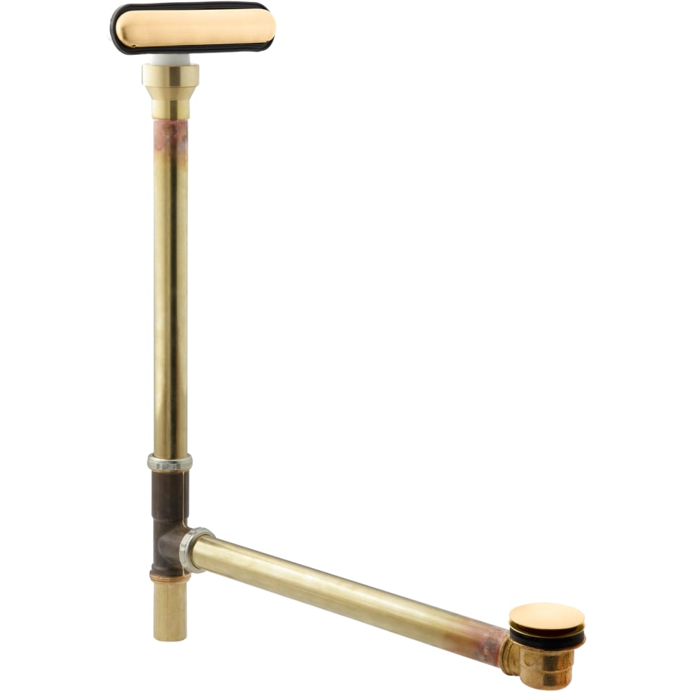 Clearflo 1-1/2" Toe-Tap Tub Drain Kit - with Brass Slotted Overflow