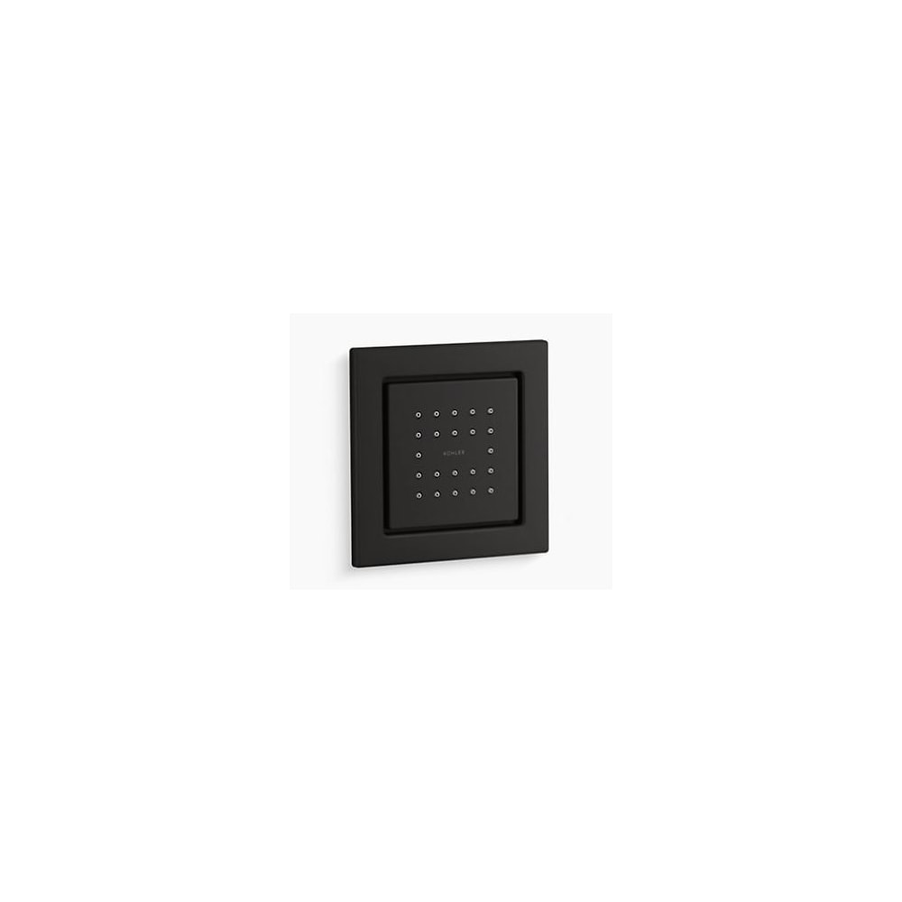 WaterTile Square Single Square Metal Body Spray – with 22 Rubber Spray Nozzles