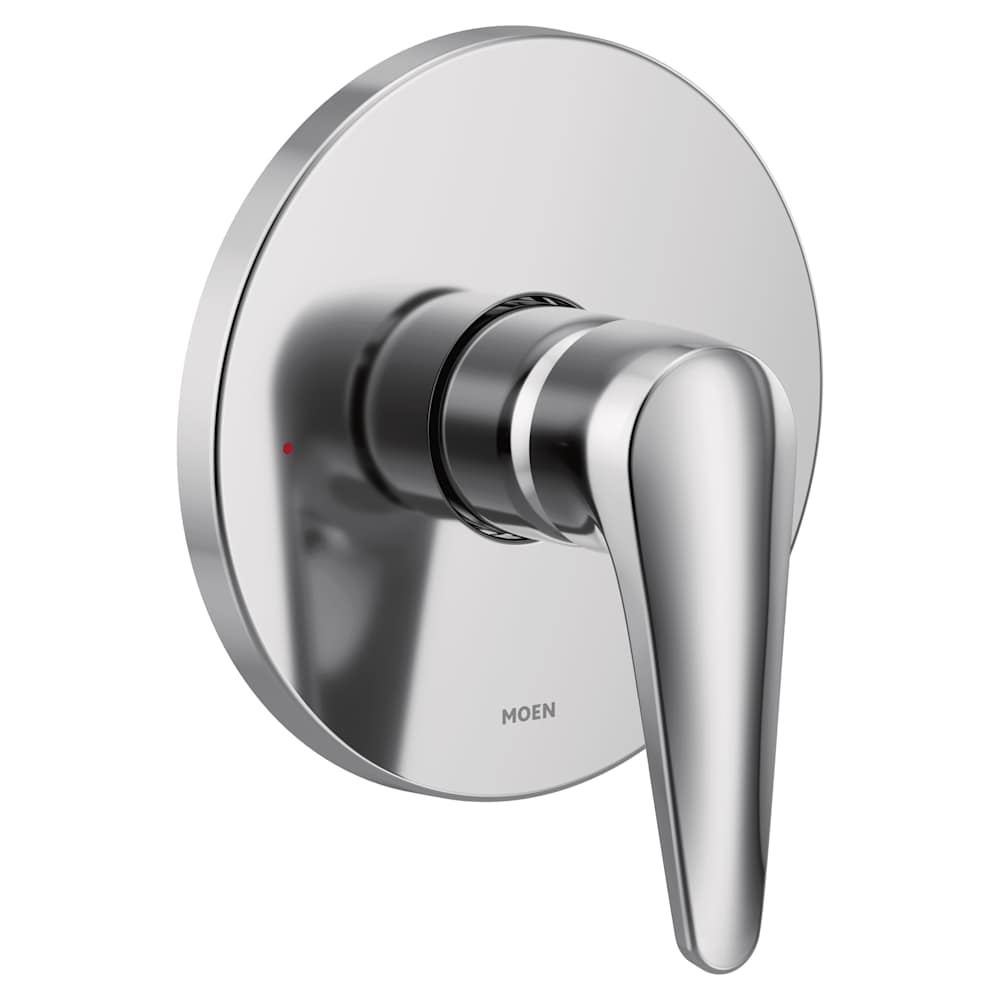 Moen Doux 1.2 GPM Single Hole Bathroom Faucet with Pop-Up Drain Assembly Brushed Nickel