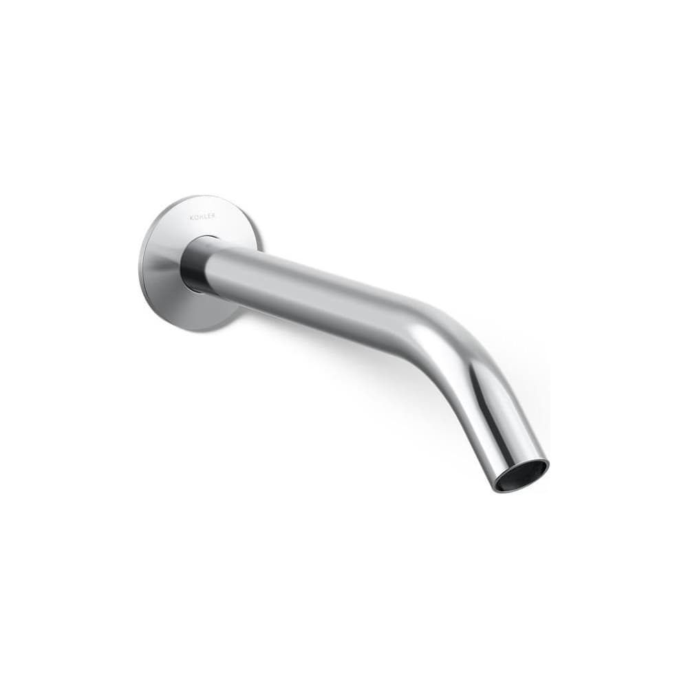 Components 1.2 GPM Wall Mounted Bathroom Faucet Spout with Tube Design - Less Handles
