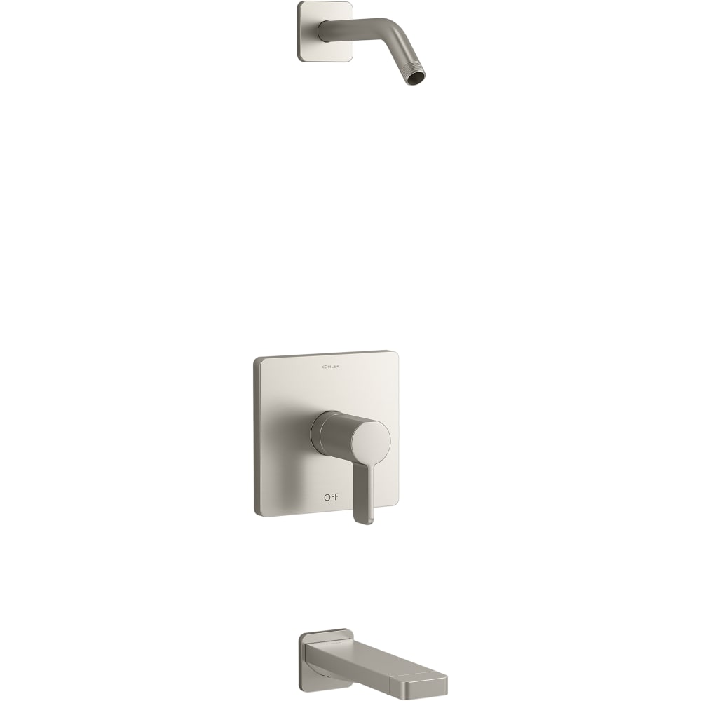 Parallel Tub and Shower Trim Package Shower Head
