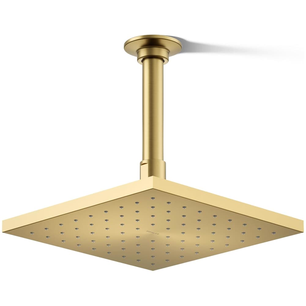 Contemporary Square 8" Single Function 1.75 GPM Rainhead with MasterClean Sprayface and Katalyst Air-Induction Technology