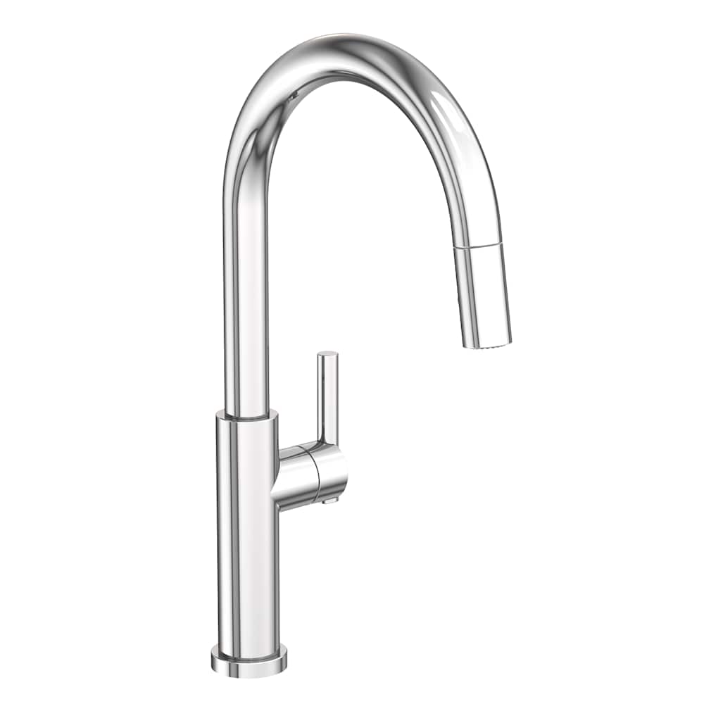East Linear 1.8 GPM Single Hole Pull Down Kitchen Faucet