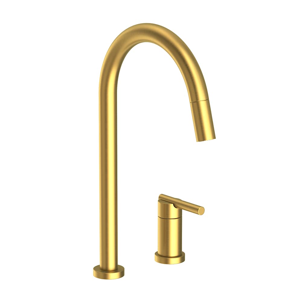 East Linear 1.8 GPM Widespread Pull Down Kitchen Faucet