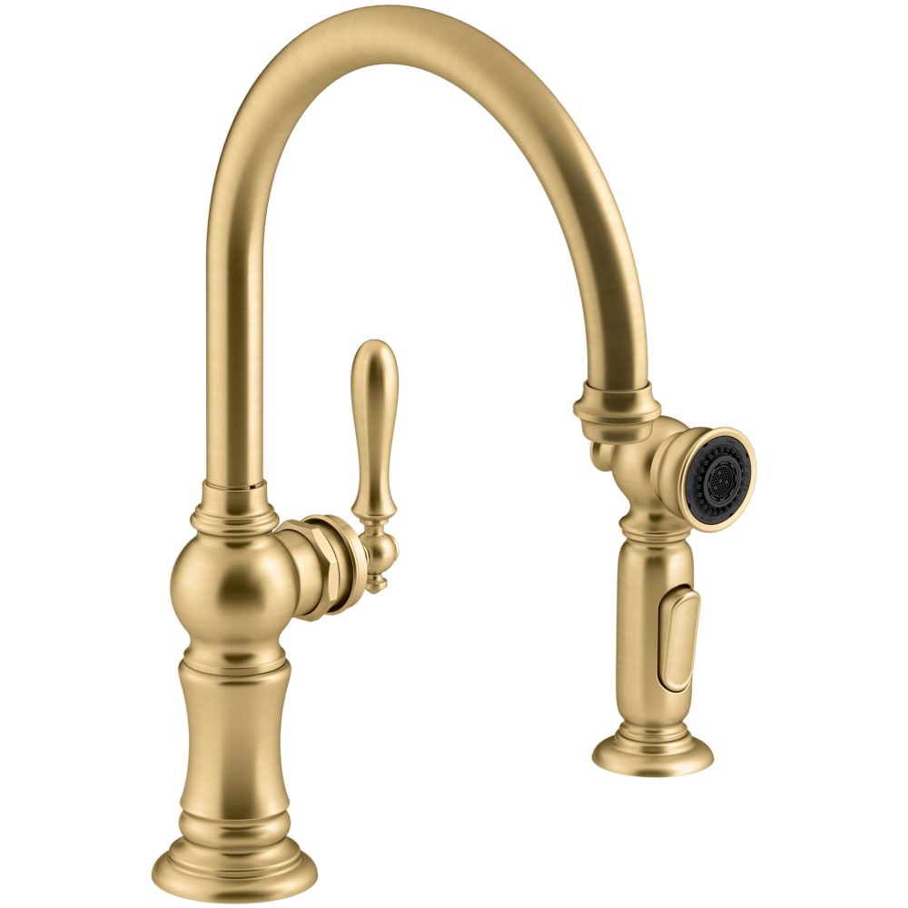 Artifacts 1.5 GPM Single Hole Kitchen Faucet - Includes Side Spray
