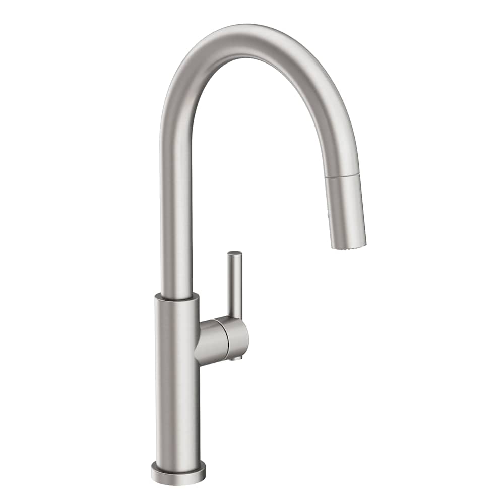 East Linear 1.8 GPM Single Hole Pull Down Kitchen Faucet