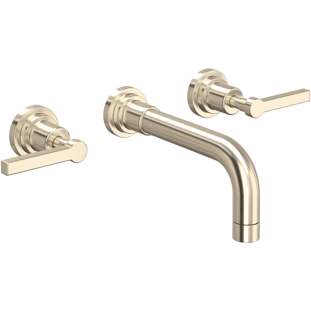 Lombardia 1.2 GPM Wall Mounted Widespread Bathroom Faucet