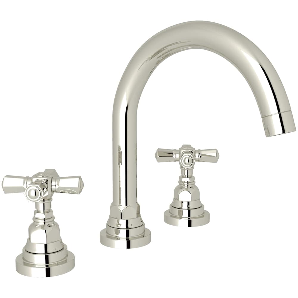 San Giovanni 1.2 GPM Widespread Bathroom Faucet with Pop-Up Drain Assembly