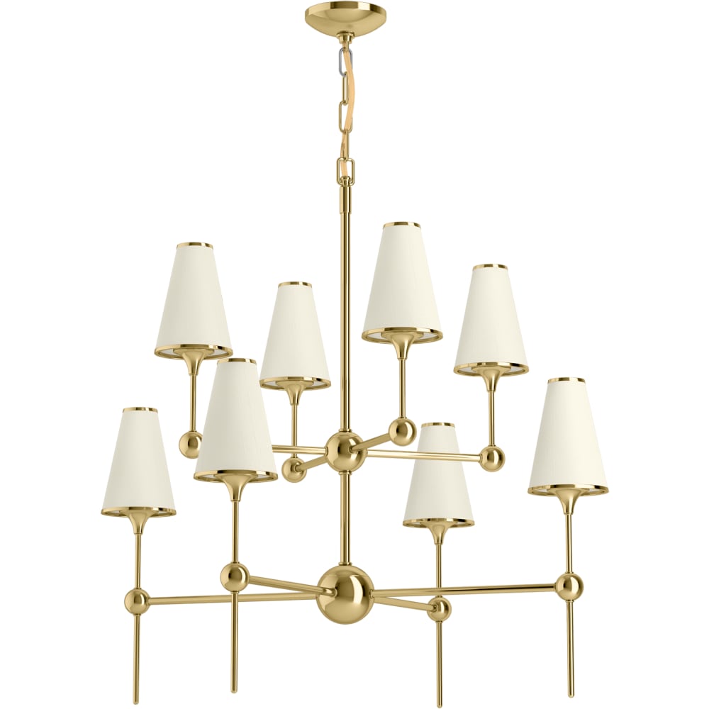 Parohn 8 Light Fabric Shade Chandelier