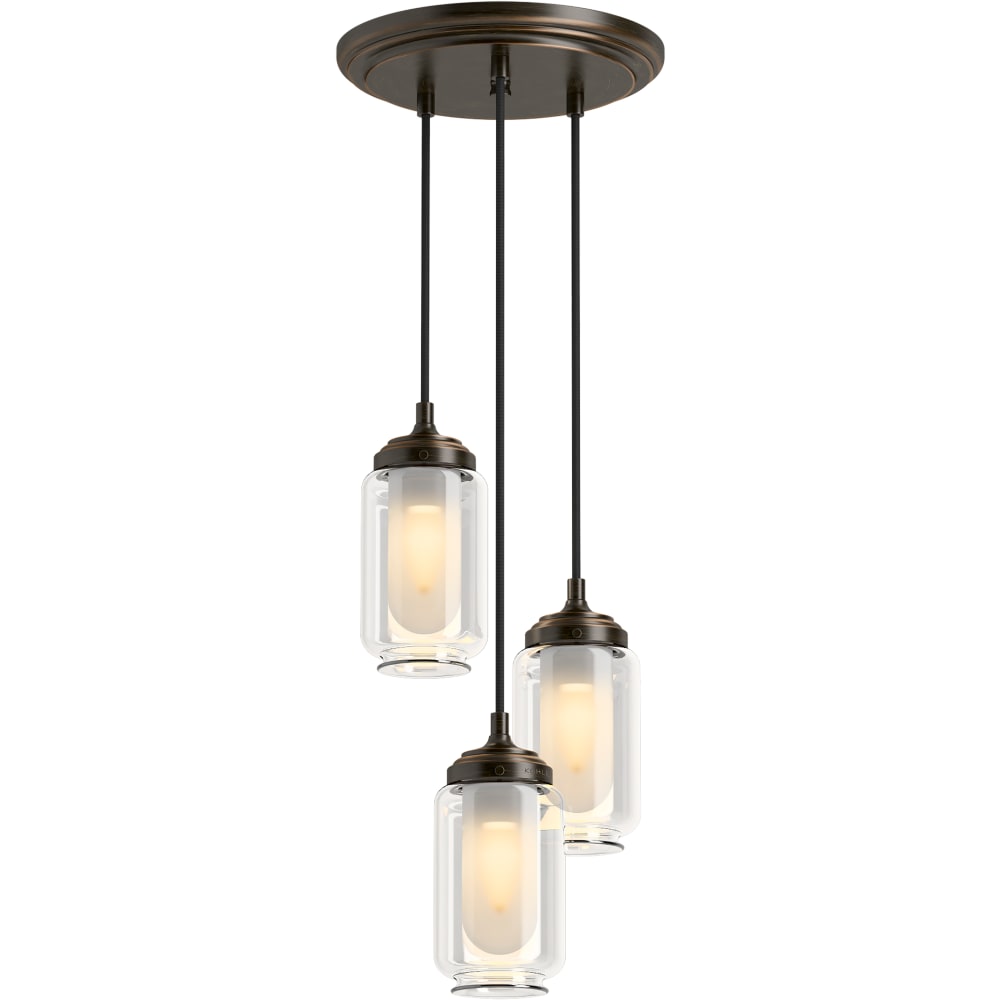 Artifacts 10" Wide 3 Light Pendant Cloud