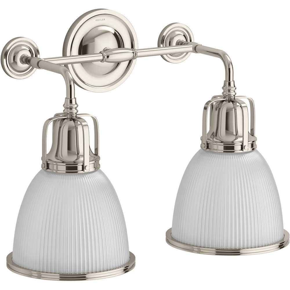 Hauksbee 18" Wide 2 Light Bell Wall Sconce