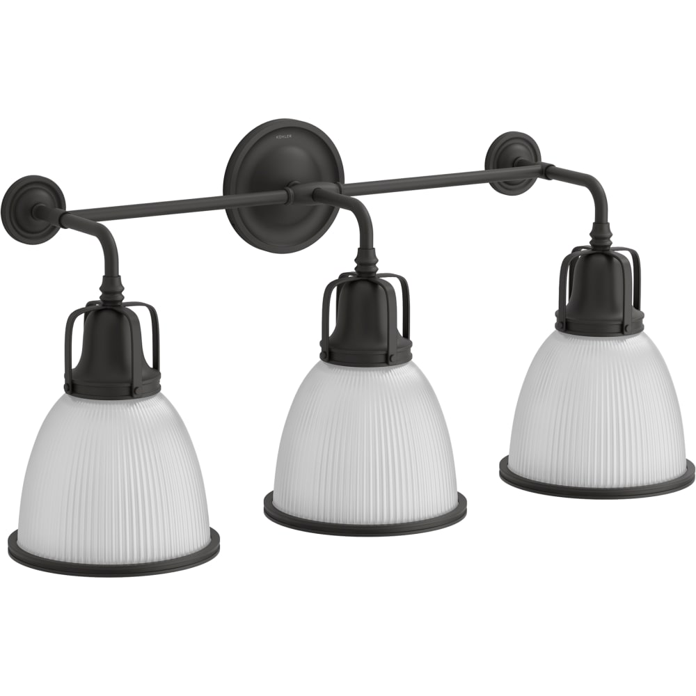 Hauksbee 28" Wide 3 Light Bell Wall Sconce