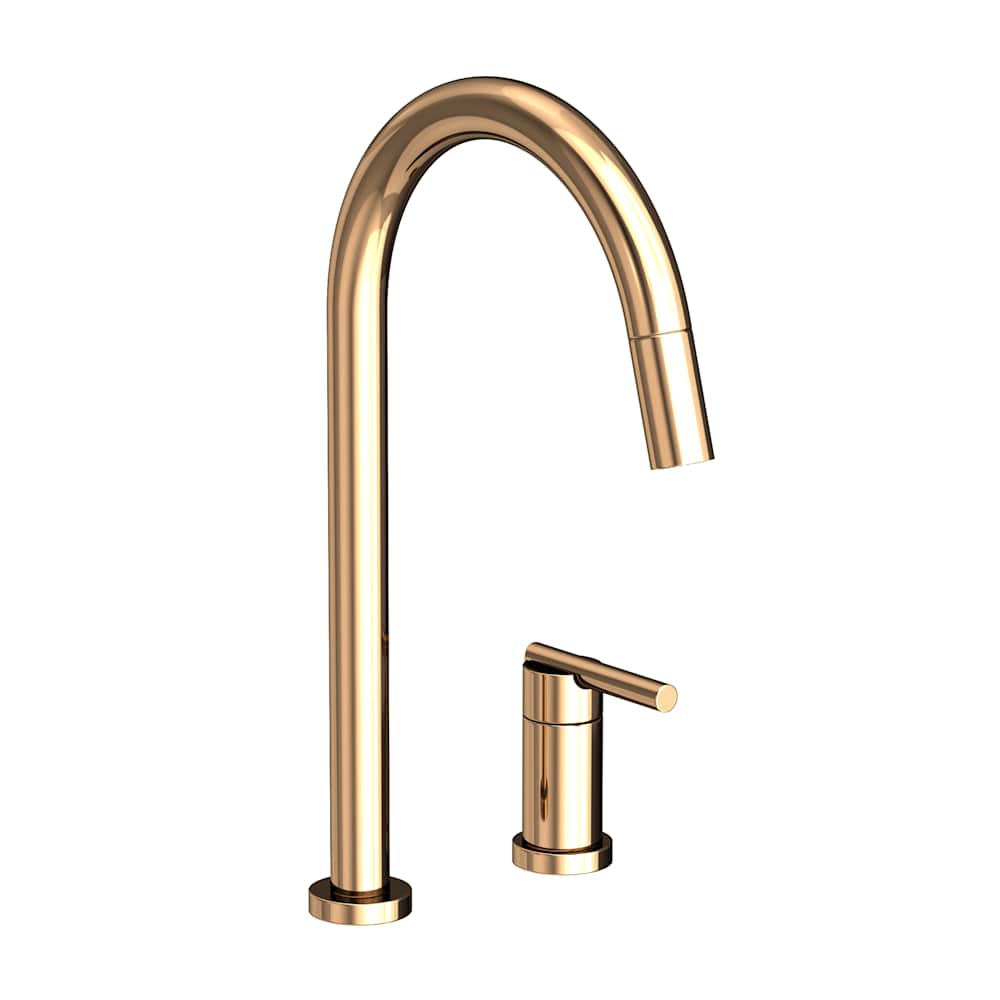 East Linear 1.8 GPM Widespread Pull Down Kitchen Faucet