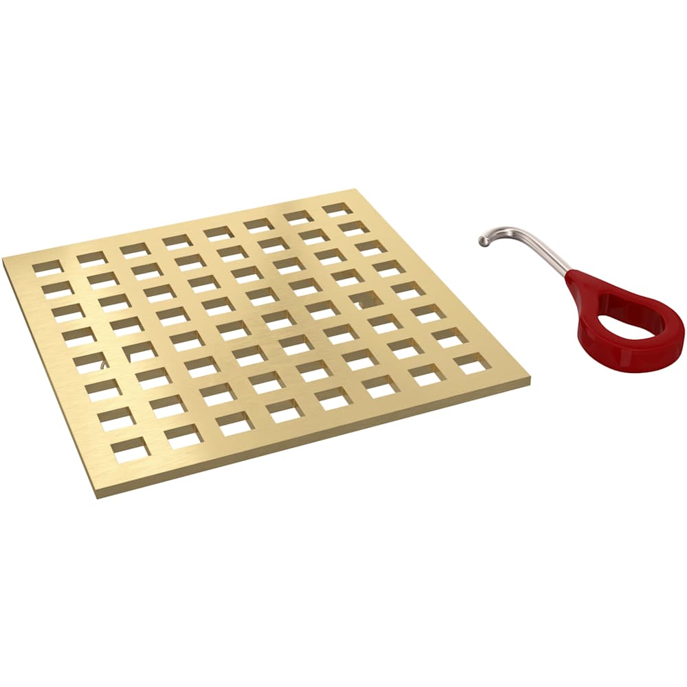 Matrix 5-1/8" x 5-1/8" Decorative Spa Shower Drain Cover