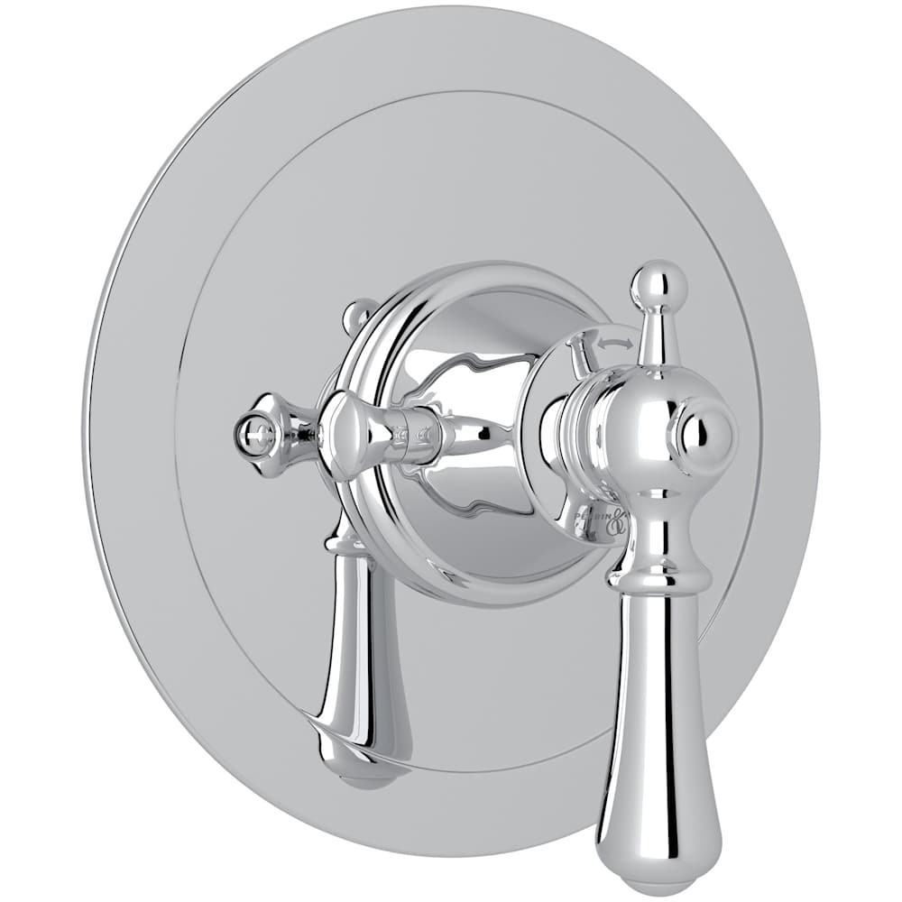 Georgian Era Thermostatic Valve Trim Only with Single Lever Handle - Less Rough In