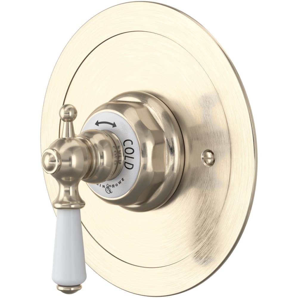 Edwardian Thermostatic Valve Trim Only with Single Lever Handle - Less Rough In