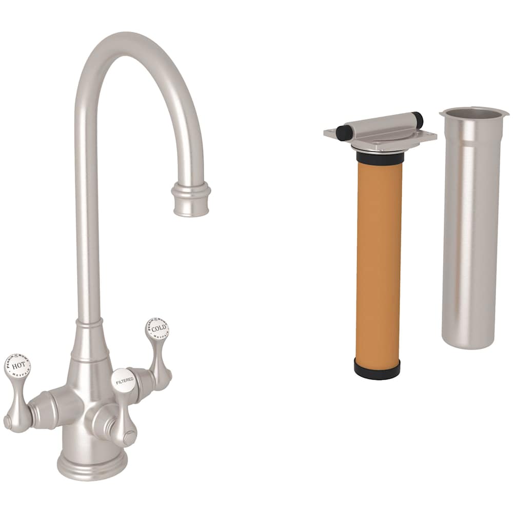 Georgian Era 1.5 GPM Hot and Cold Water Dispenser with Filter