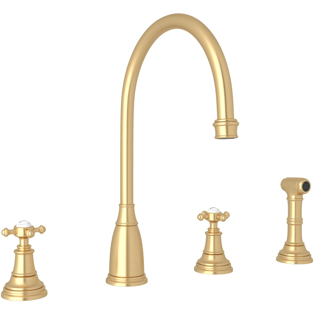 Georgian Era 1.8 GPM Widespread Kitchen Faucet - Includes Side Spray